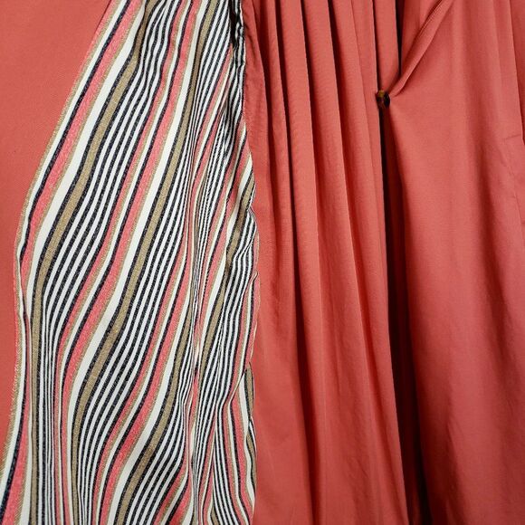 Soft Surroundings Coral Trench Coat Size Large - Picture 8 of 16